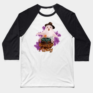 Crazy ghost Baseball T-Shirt